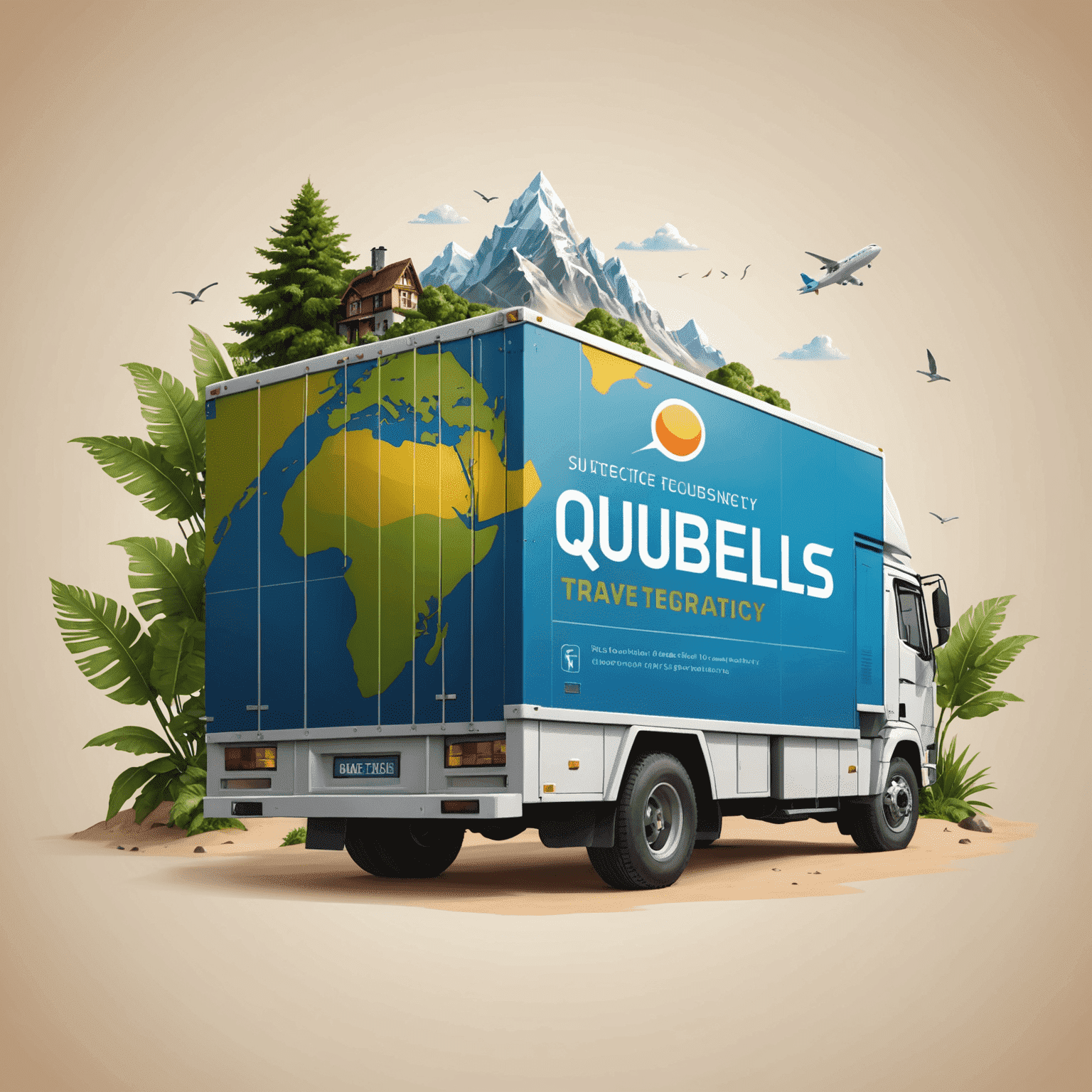 Qubeltics Travel Agency Logo