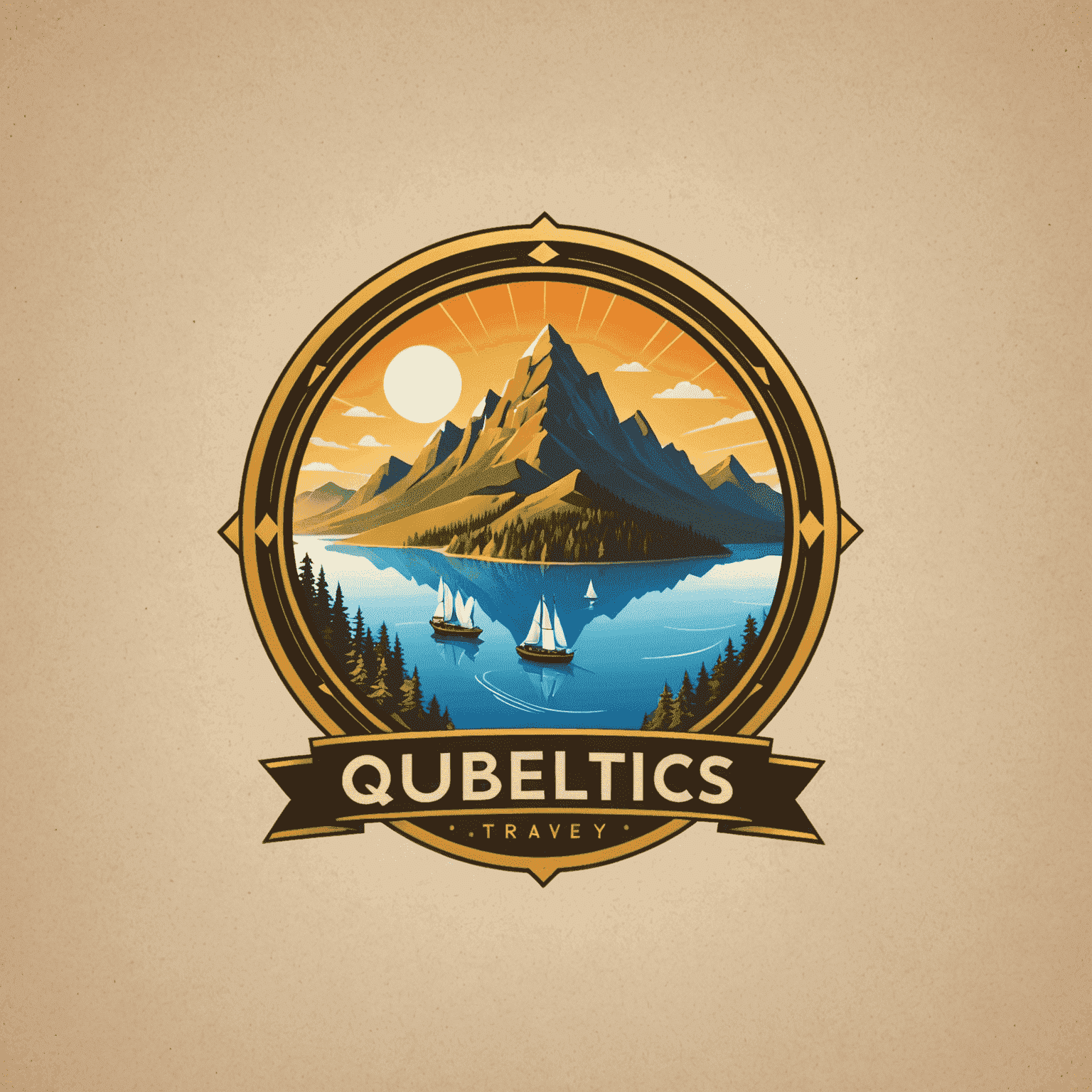 Qubeltics Travel Agency Logo